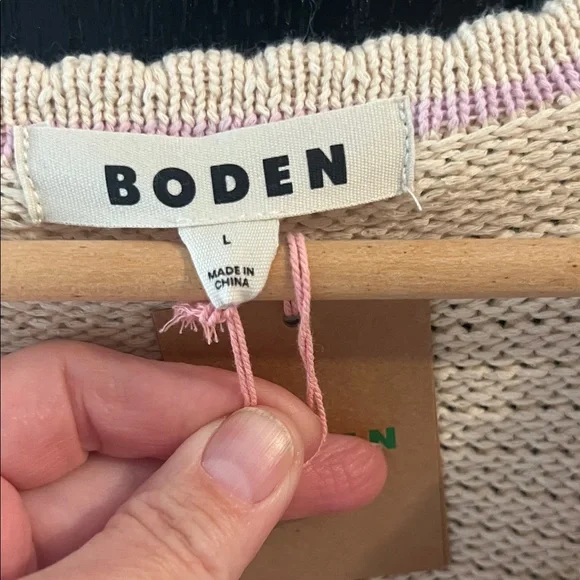 Boden Cream Women's Cardigan Sweater - Picture 2 of 7